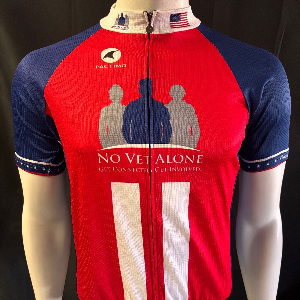 Mens Small Pactimo No Vet Alone cycling jersey